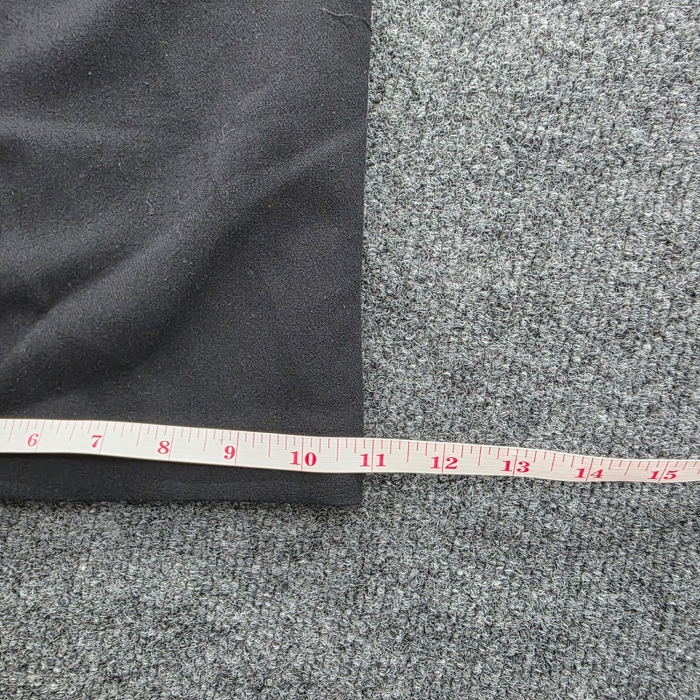 Abercrombie & Fitch Sloane Tailor Pants Curve Love Wide Leg Pleated 6L 28 Black - Picture 10 of 11